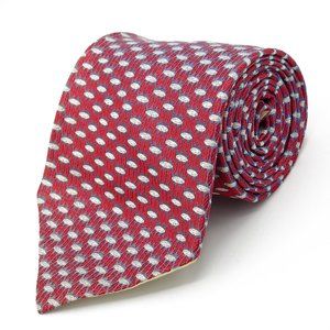 Vintage Silk Phineas Creed Red and Blue Neck Tie